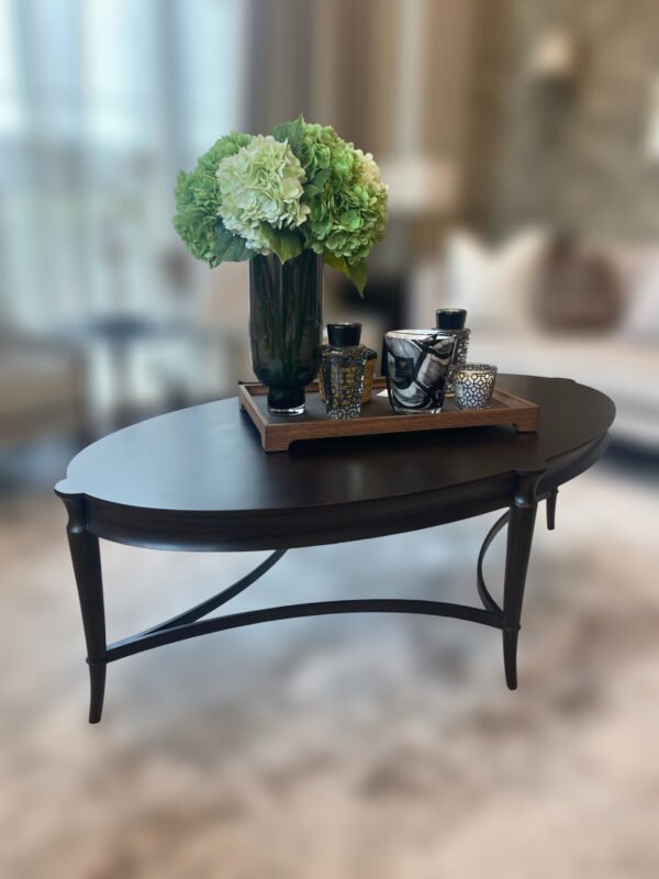 Oval Dark Chocolate Coffee Table